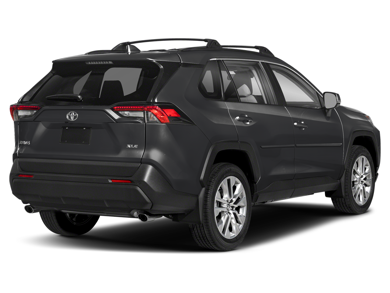2025 Toyota RAV4 — rear three-quarter view