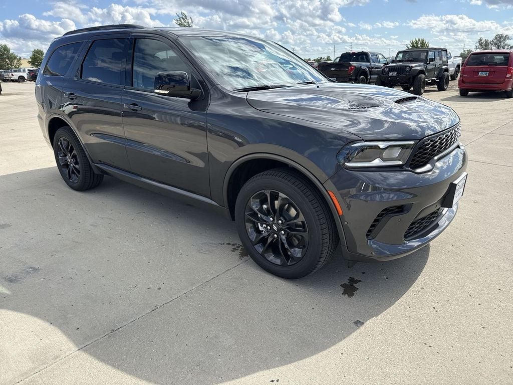 2026 Dodge Durango DURANGO GT PLUS AWD in Vapor Gray — front three-quarter view