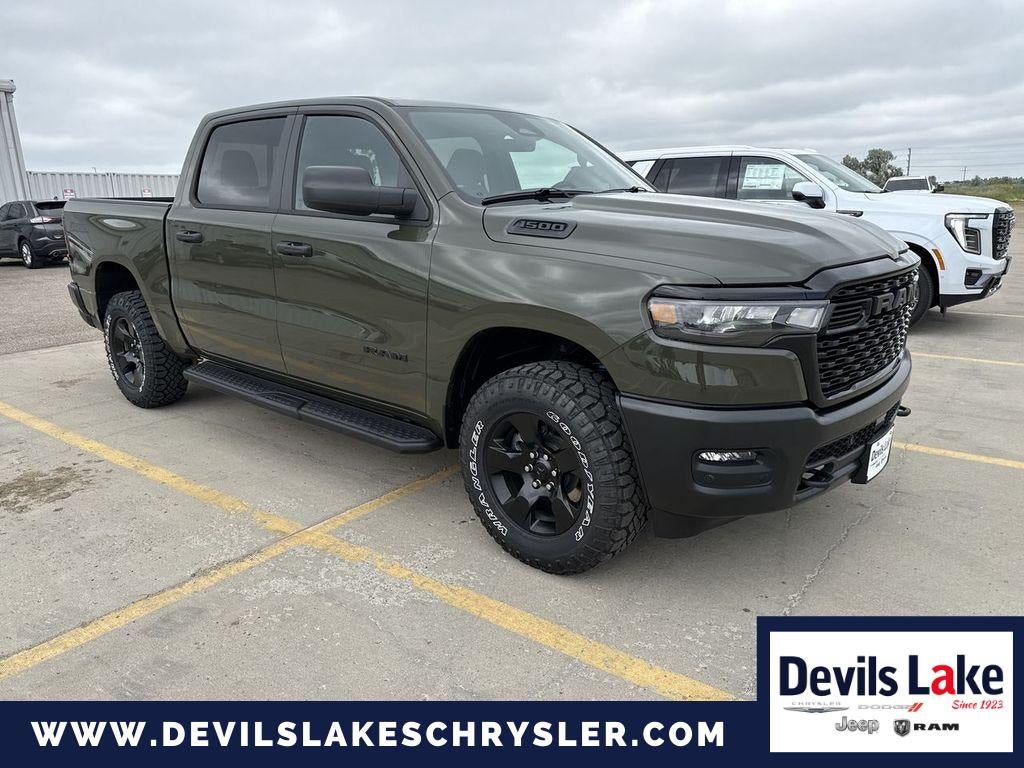 2026 RAM Ram 1500 RAM 1500 WARLOCK CREW CAB 4X4 5'7' BOX in Tank — front three-quarter view