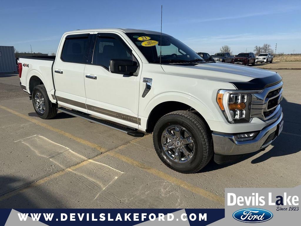 2023 Ford F-150 XLT in Avalanche — front three-quarter view