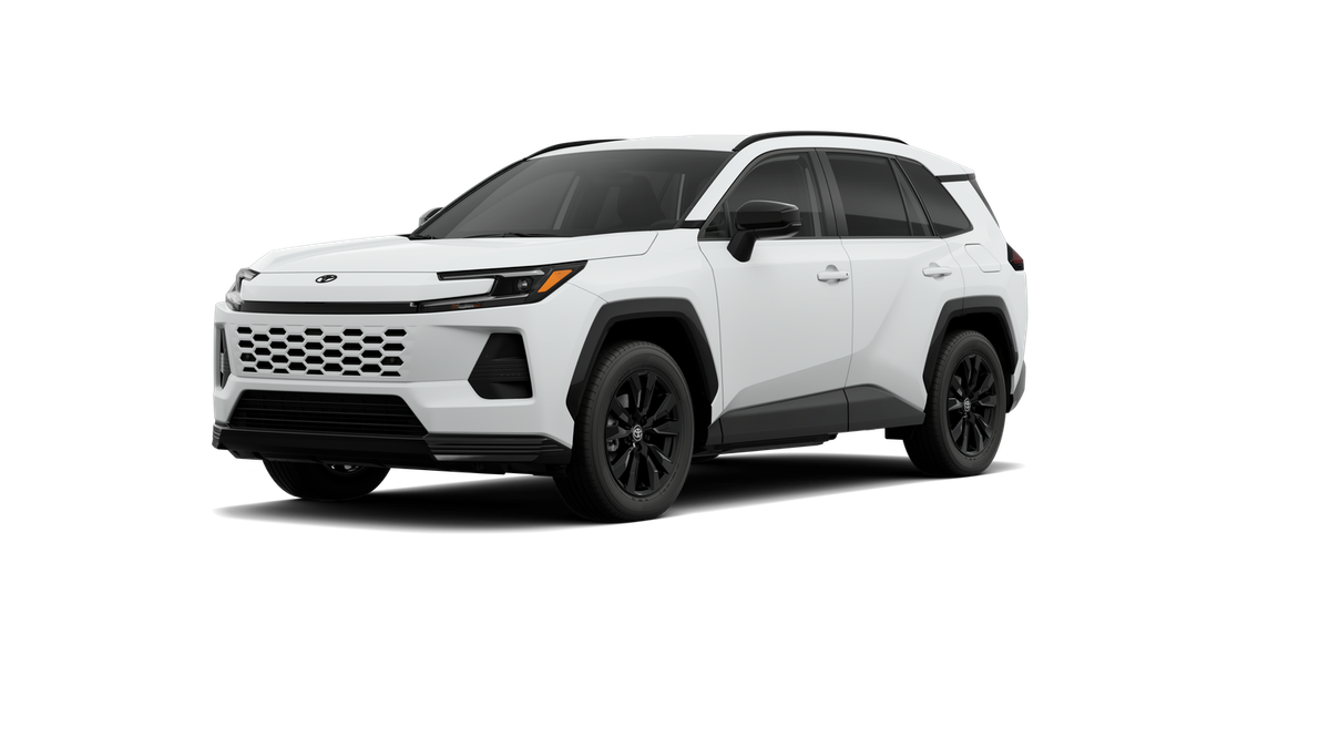 2026 Toyota RAV4 SE in Ice Cap — front three-quarter view
