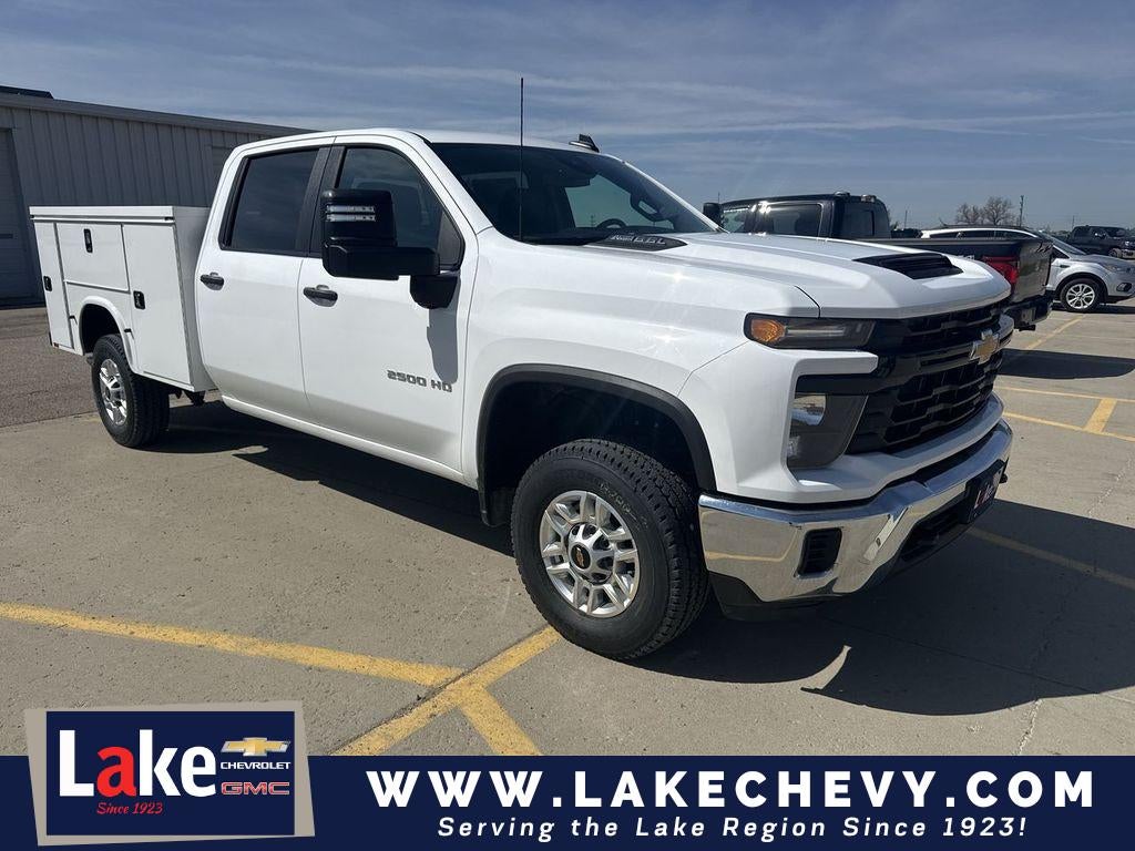 2026 Chevrolet Silverado 2500 HD WT in Summit White — front three-quarter view