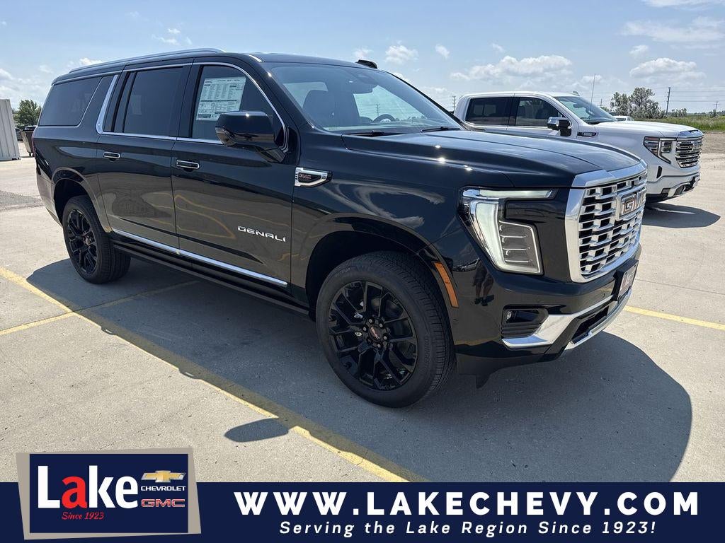 2026 GMC Yukon XL Denali in Onyx Black — front three-quarter view