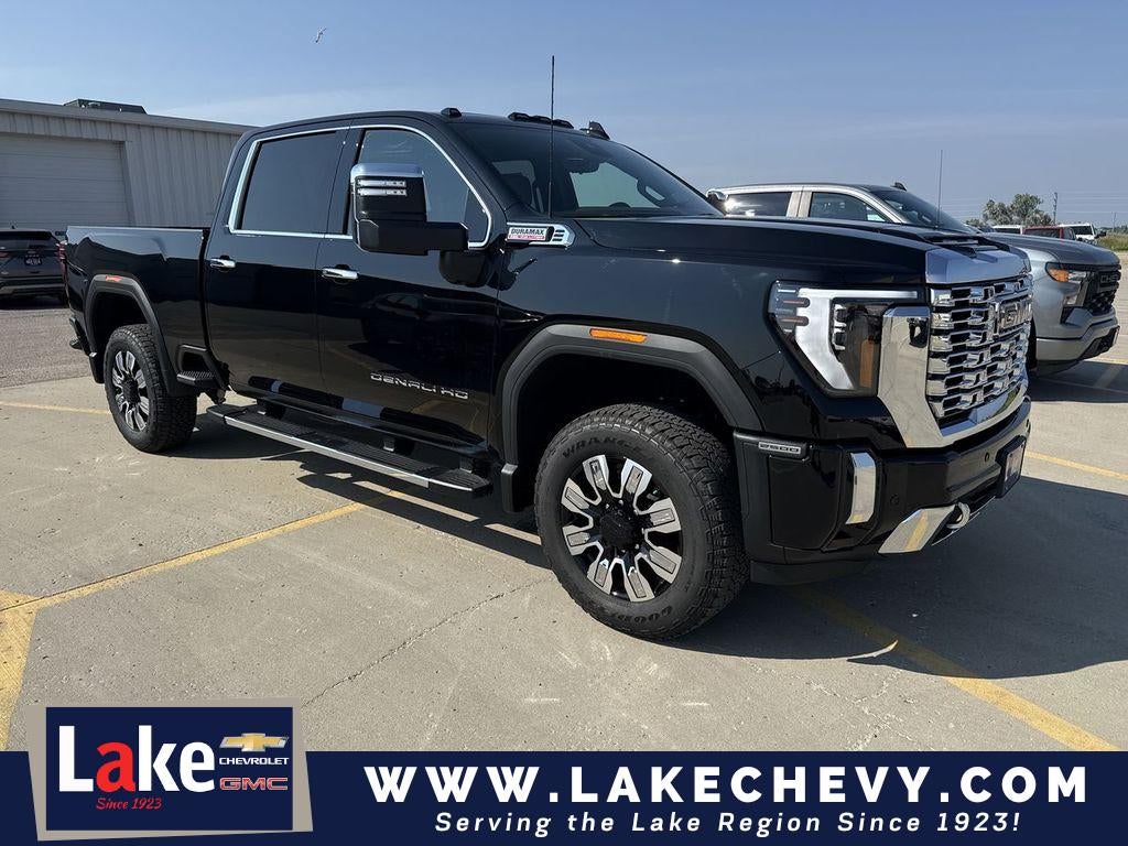 2026 GMC Sierra 2500 HD Denali in Onyx Black — front three-quarter view