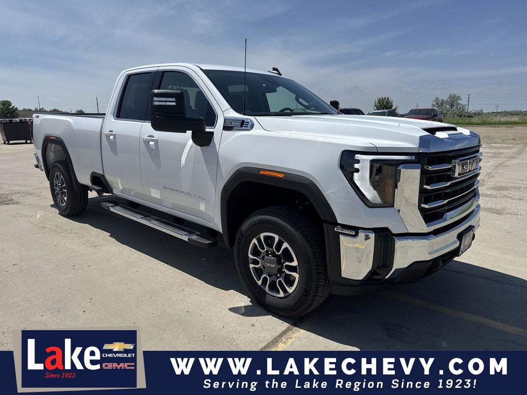 2026 GMC Sierra 2500 HD SLE in Summit White — front three-quarter view