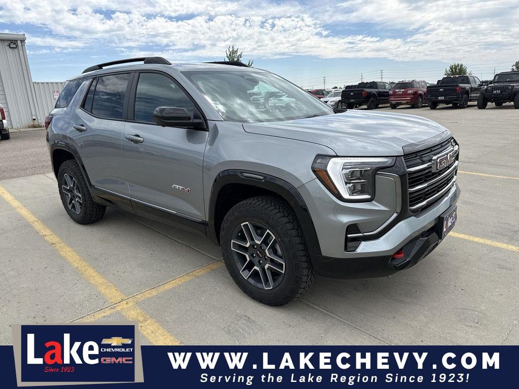 2027 GMC Terrain AWD AT4 in Sterling Metallic — front three-quarter view